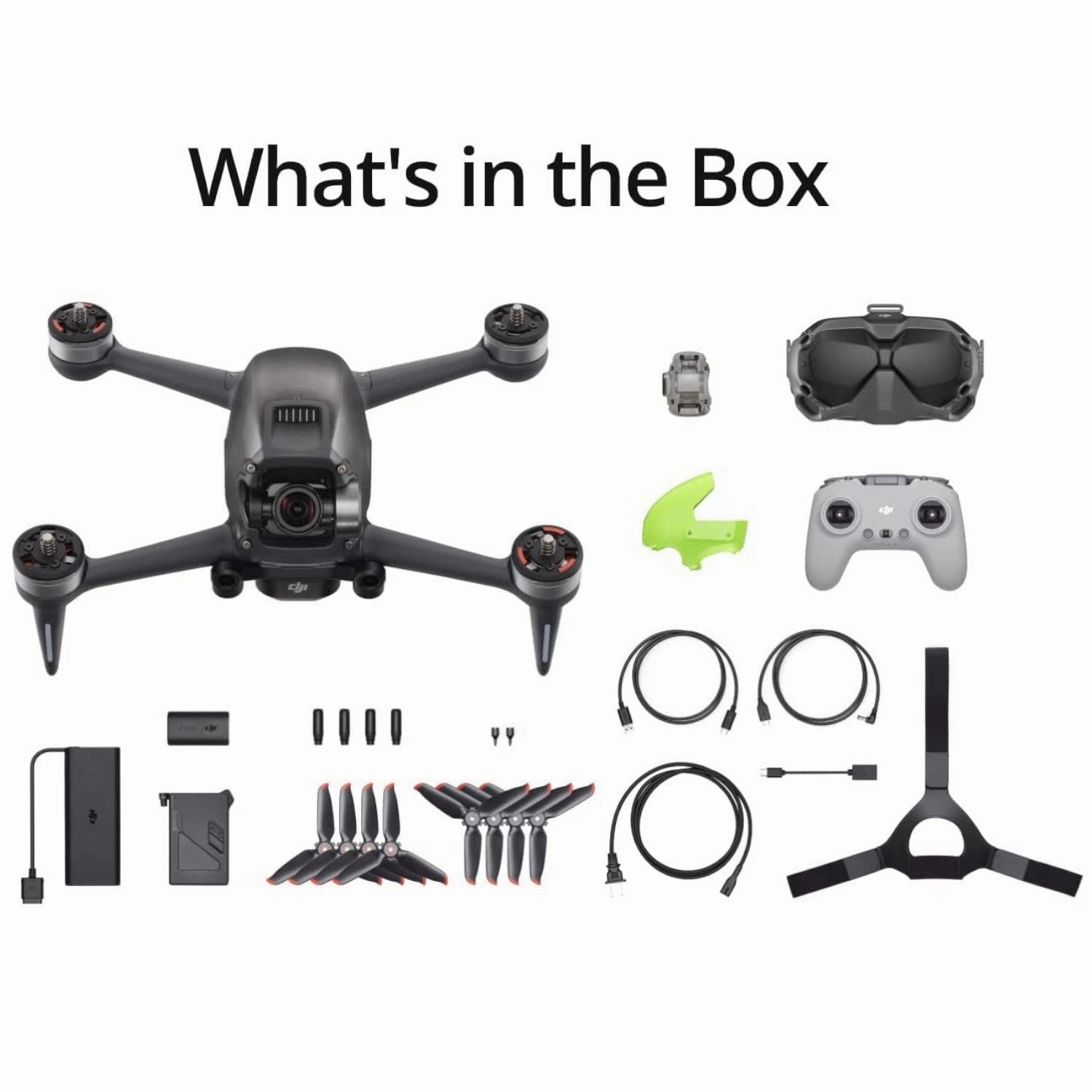 DJI FPV Combo Drone 4K Quadcopter with Goggles & Remote   2 Battery On The Go Bundle