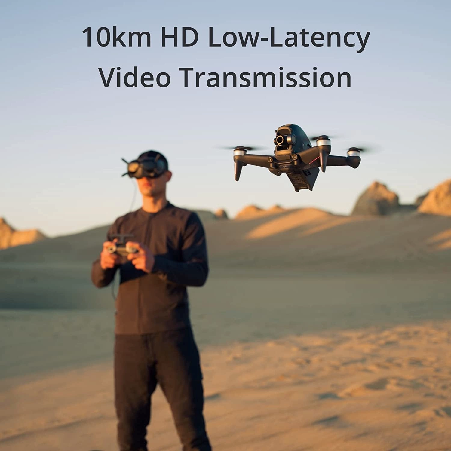 DJI FPV Combo Drone 4K Quadcopter with Goggles & Remote   2 Battery On The Go Bundle