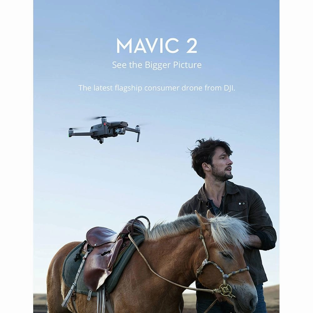DJI Mavic 2 Zoom Quadcopter Drone 2x Optical Zoom Open Box with 1 Year Warranty