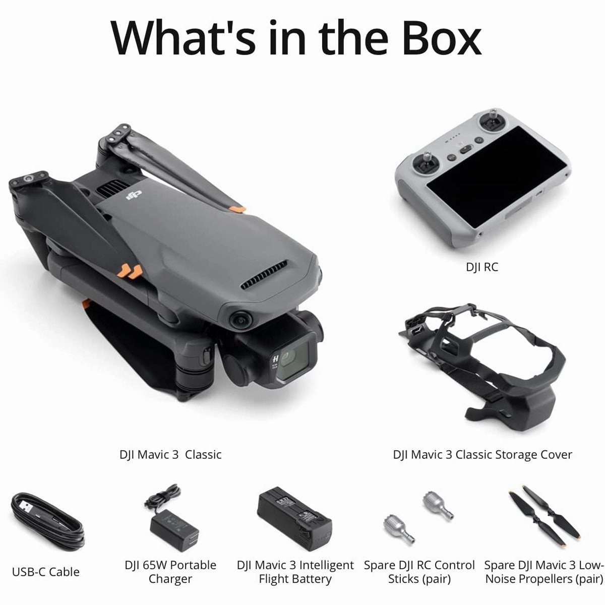 DJI Mavic 3 Classic Drone with RC Remote Controller With Screen CP.MA.00000554.01