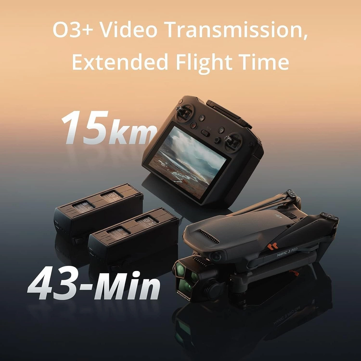 DJI Mavic 3 Pro Drone Hasselblad Camera Fly More Combo 4 Battery   RC Pro Bundle