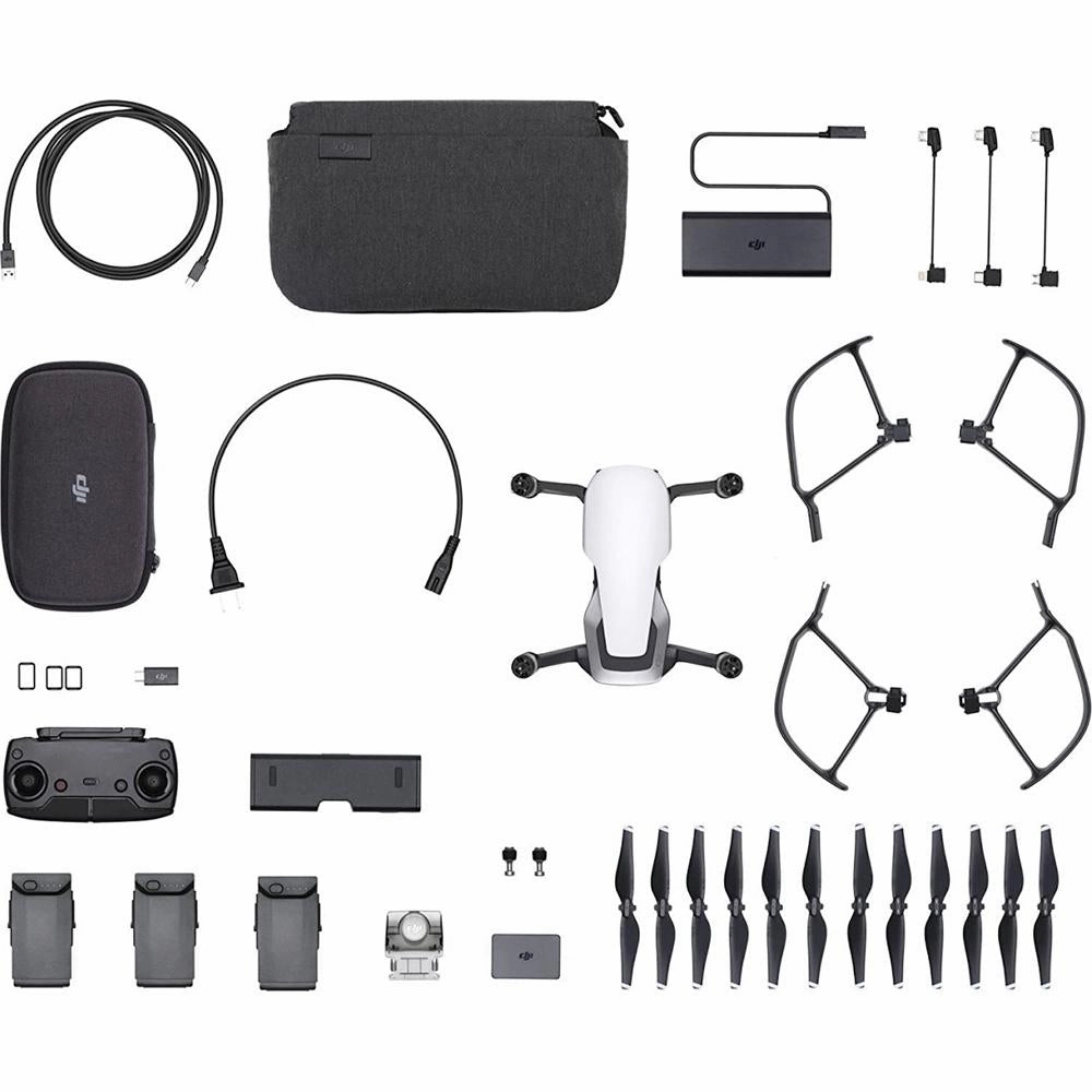 DJI Mavic Air Quadcopter Drone - Arctic White Fly More Combo (Open Box)