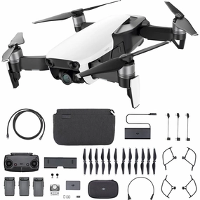 DJI Mavic Air Quadcopter Drone - Arctic White Fly More Combo (Open Box) dji mini 3