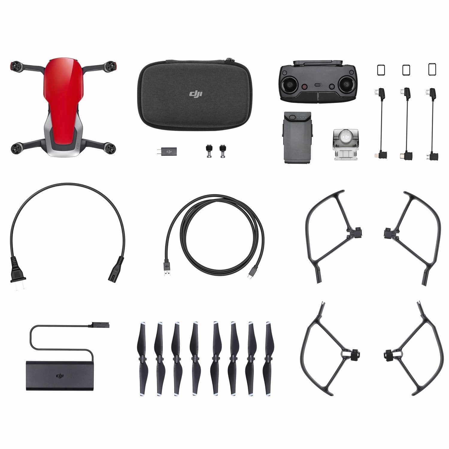 DJI Mavic Air Quadcopter Drone - Flame Red - Open Box dji mini 3