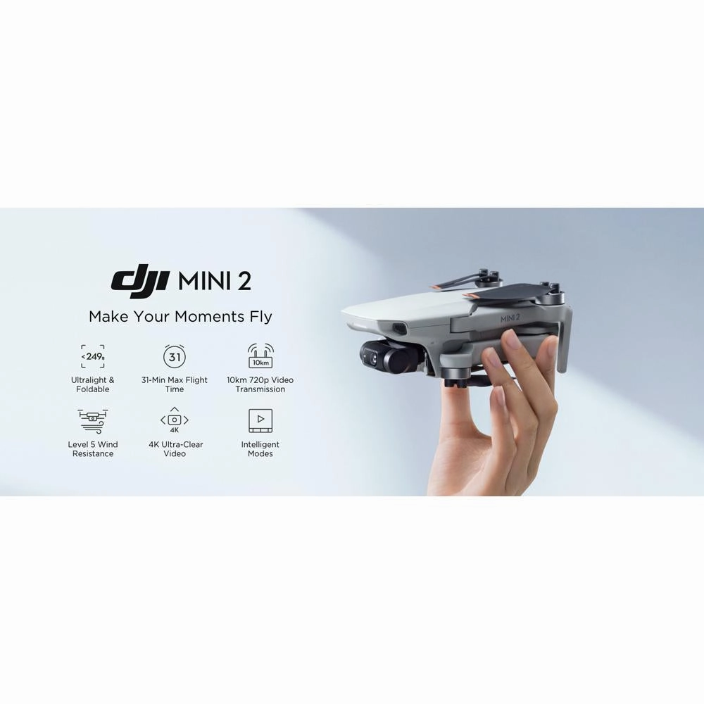 DJI Mavic Mini 2 - The Everyday FlyCam Quadcopter Drone (CP.MA.00000312.01)