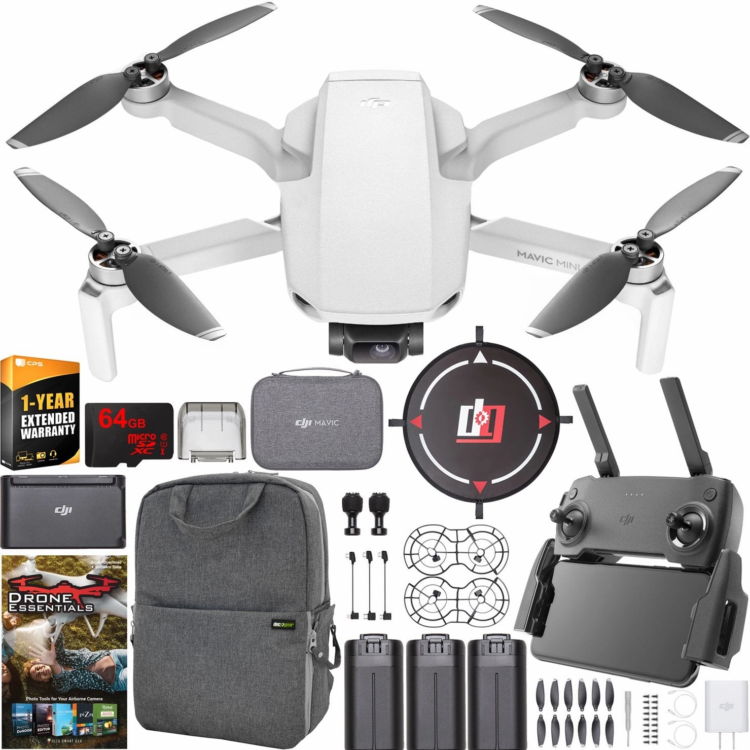 DJI Mavic Mini Drone Quadcopter Fly More Combo CP.MA.00000123.01   Remote Bundle dji mini 3
