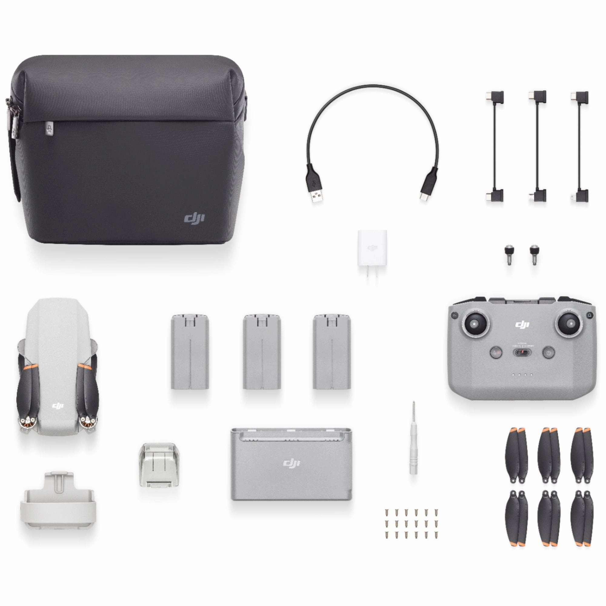 DJI Mini 2 Fly More Combo Drone 4K Video Quadcopter CP.MA.00000306.01 - Refurbished