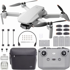 DJI Mini 2 Fly More Combo Drone 4K Video Quadcopter CP.MA.00000306.01 - Refurbished dji mini 3