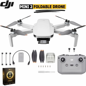 DJI Mini 2 Foldable Drone 4K Video w/ 3-Axis Gimbal Open Box   1 Year Warranty dji mini 3