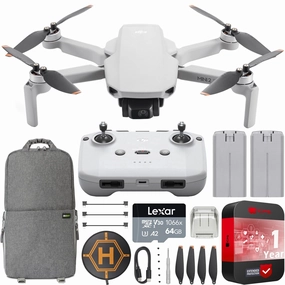 DJI Mini 2 SE Drone Quadcopter Kit with RC-N1 Remote   2 Battery Backpack Pro Bundle dji mini 3