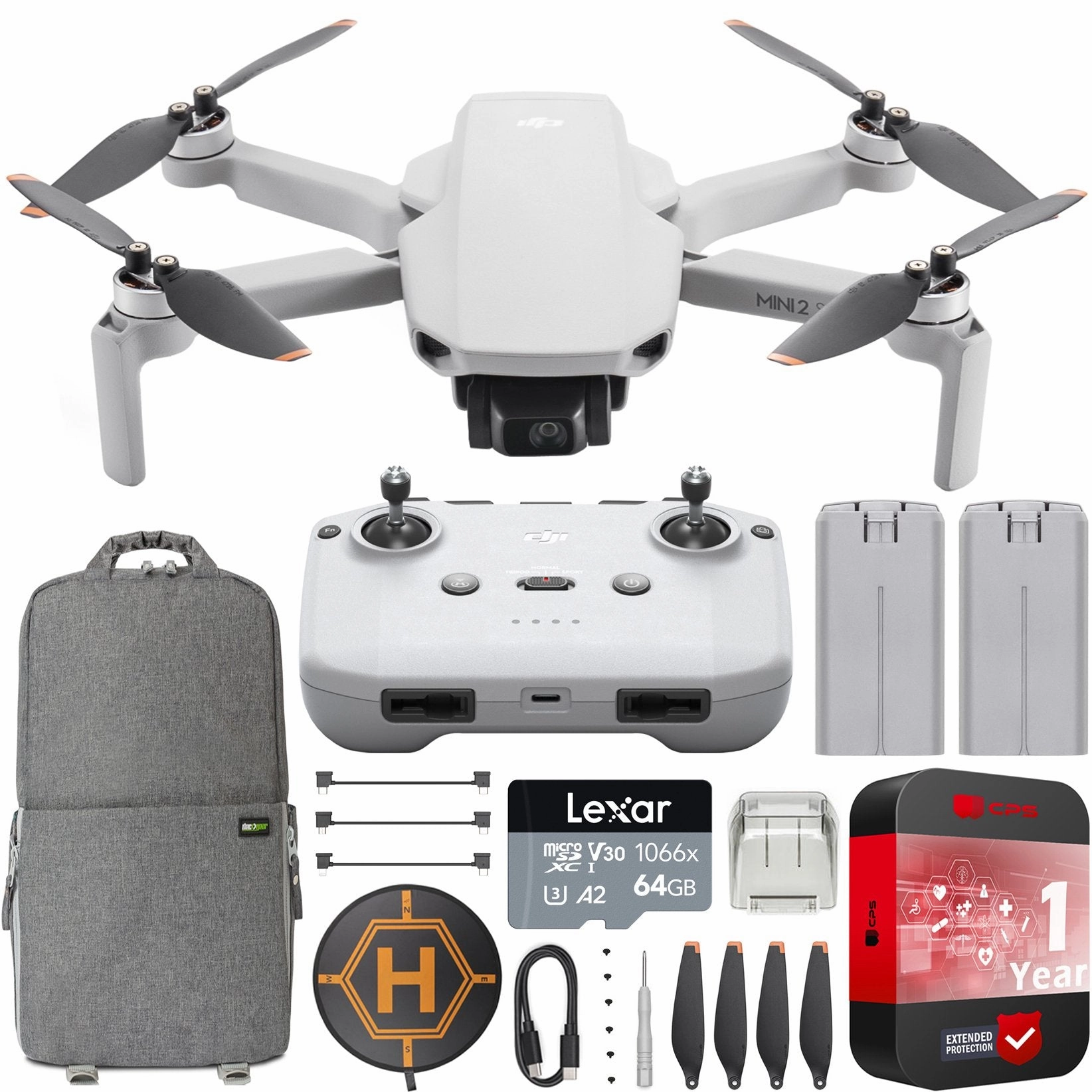 DJI Mini 2 SE Drone Quadcopter Kit with RC-N1 Remote   2 Battery Backpack Pro Bundle dji mini 3