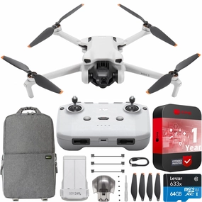 DJI Mini 3 Drone 4K HDR Quadcopter with RC-N1 Remote Controller   Accessories Bundle dji mini 3