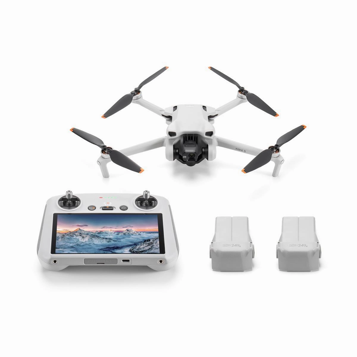 DJI Mini 3 Fly More Combo with RC Remote 4K HDR Portable Drone  - Open Box dji mini 3