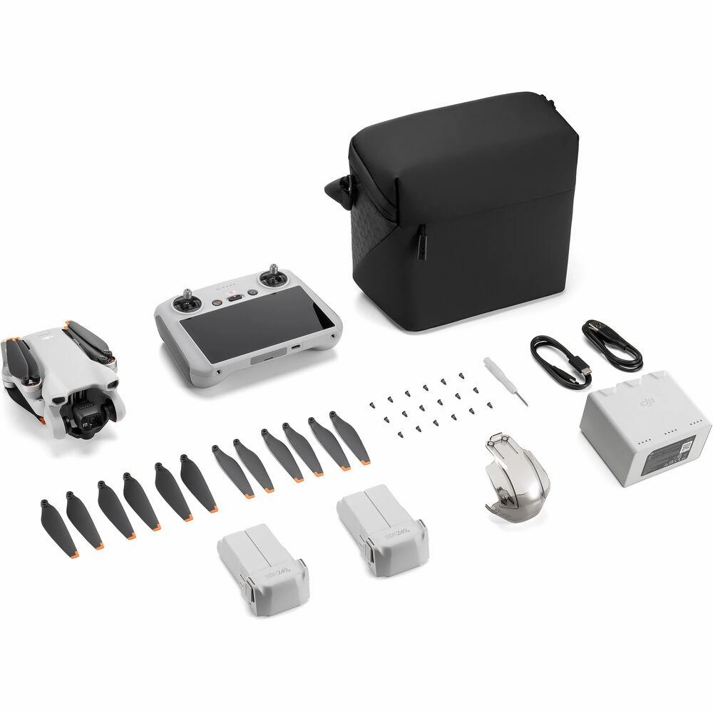 DJI Mini 3 Fly More Combo with RC Remote 4K HDR Portable Drone - Refurbished