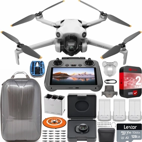 DJI Mini 4 Pro 4K Drone Fly More Combo with RC 2 Remote   Wide Angle Lens Bundle dji mini 3