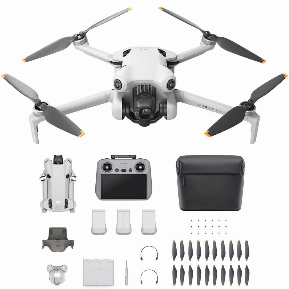 DJI Mini 4 Pro 4K HDR Drone Fly More Combo Plus with RC 2 Remote CP.MA.00000740.01 dji mini 3