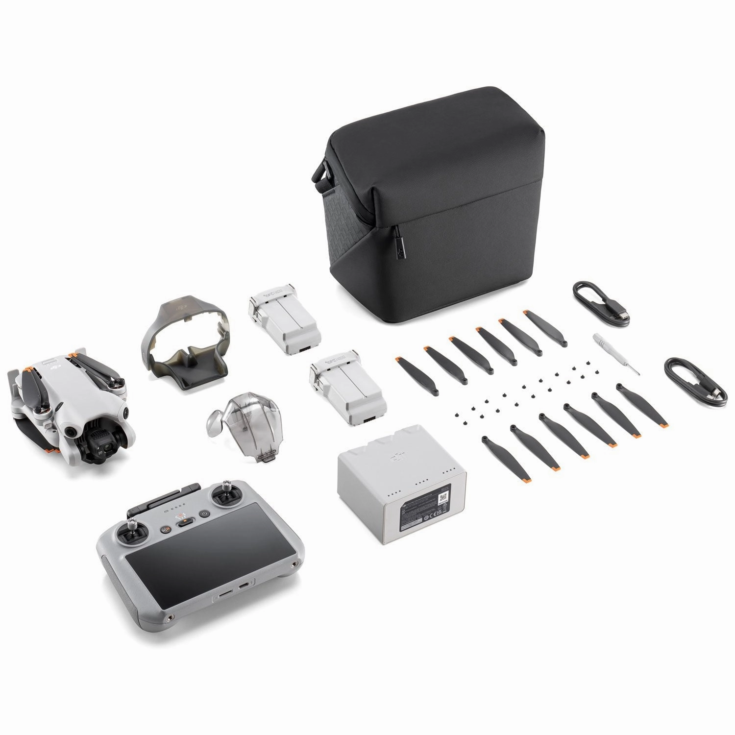 DJI Mini 4 Pro 4K HDR Drone Fly More Combo with RC 2 Remote Kit CP.MA.00000735.01