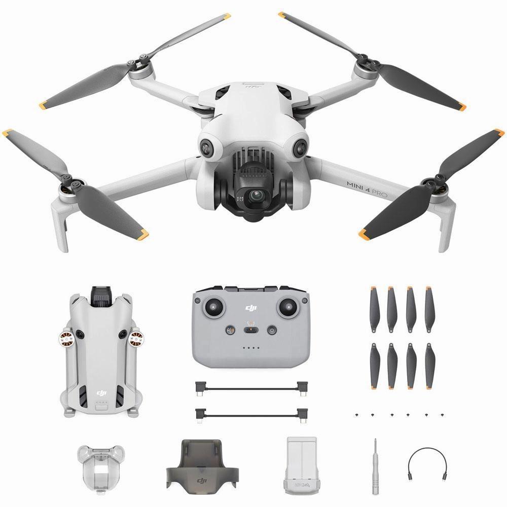 DJI Mini 4 Pro 4K HDR Folding Drone with RC-N2 Remote Kit CP.MA.00000731.01 dji mini 3