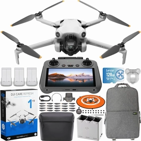 DJI Mini 4 Pro Drone 4K Fly More Combo Plus   RC 2 Remote   DJI Care Refresh Bundle dji mini 3