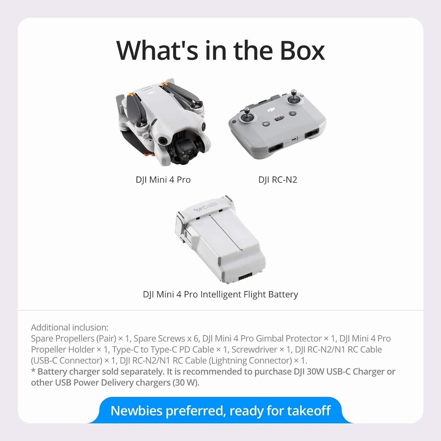 DJI Mini 4 Pro Drone Quadcopter 4K HDR Kit   RC-N2 Remote   DJI Care Refresh Bundle