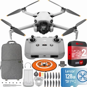 DJI Mini 4 Pro Drone Quadcopter 4K HDR Video Kit with RC-N2 Remote  Accessory Bundle dji mini 3