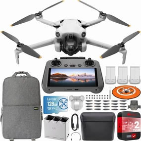 DJI Mini 4 Pro Drone Quadcopter Fly More Combo 4K HDR   RC 2 Remote Accessory Bundle dji mini 3
