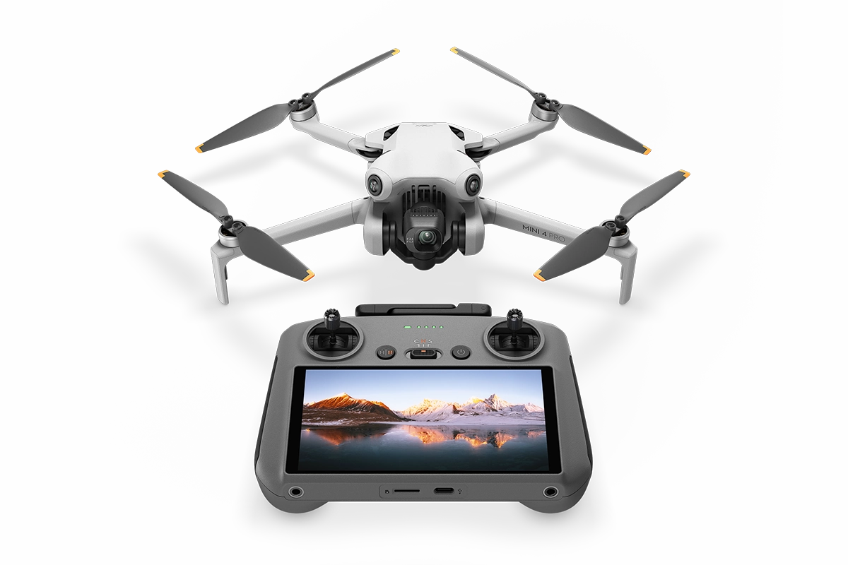 DJI Mini 4 Pro drone with camera
