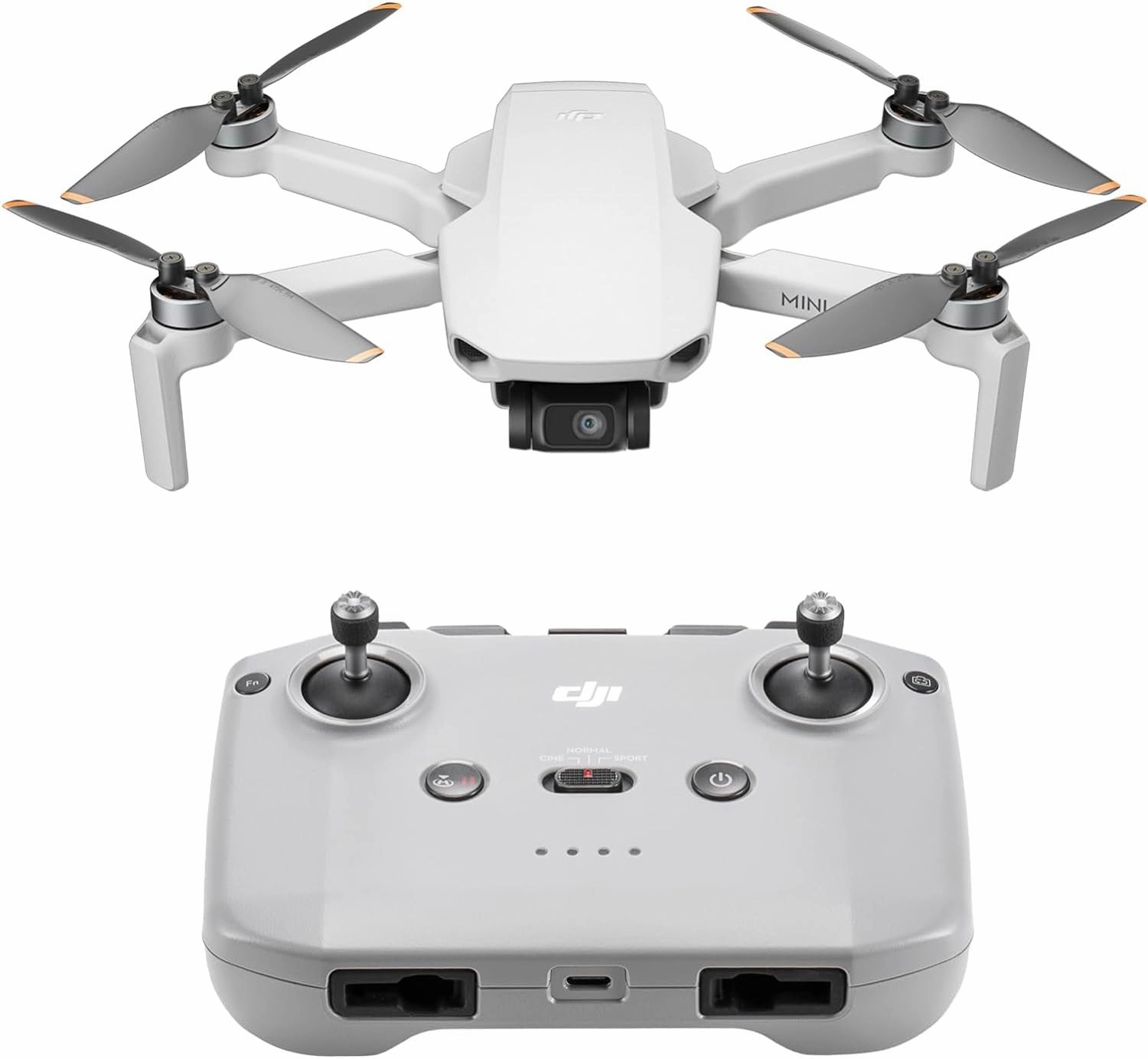 DJI Mini 4K Drone Quadcopter Fly More Combo   RC-N1 Remote &Extended Warranty Bundle