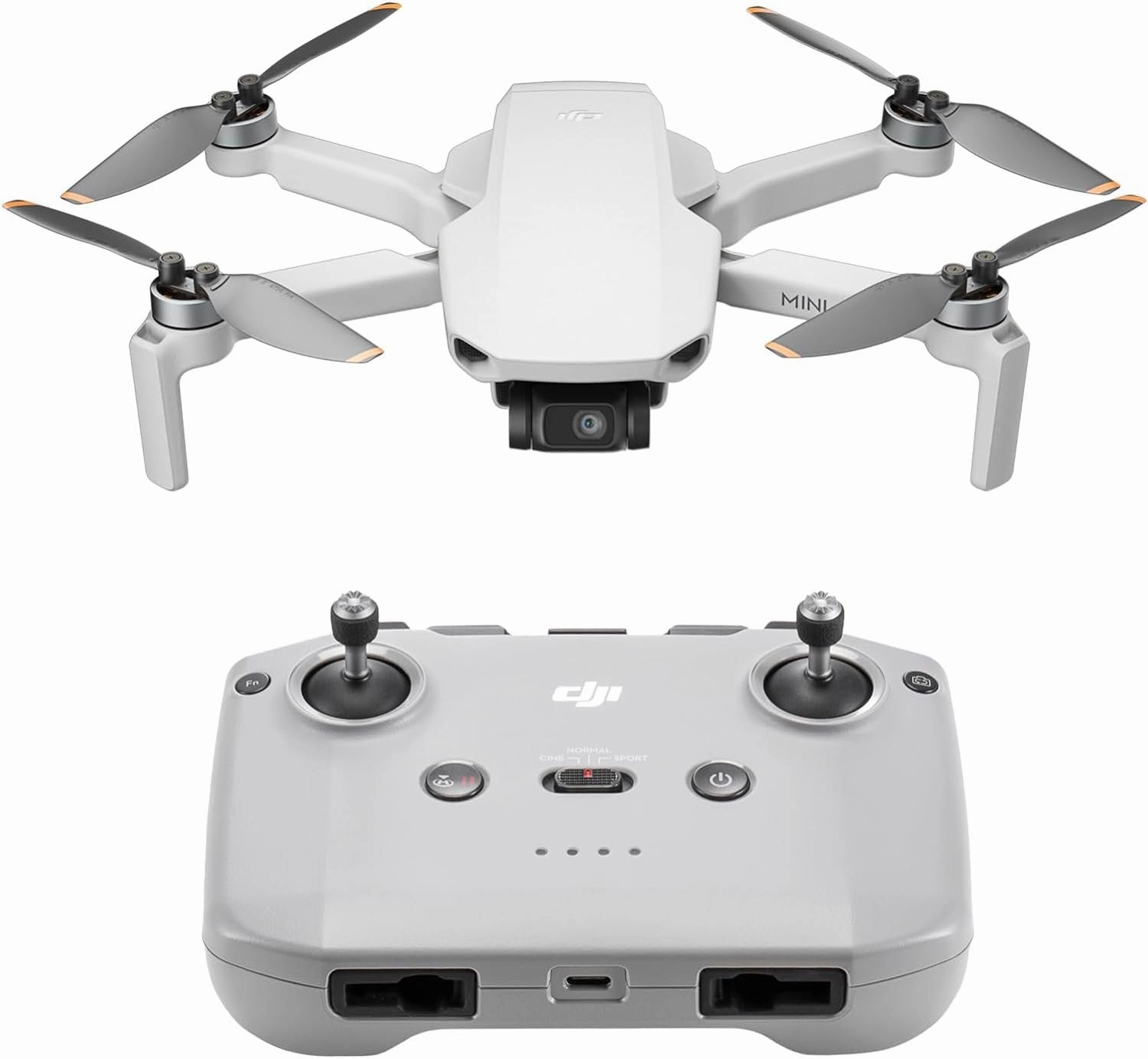 DJI Mini 4K Drone Quadcopter w/RC-N1 Remote   Extended Warranty & Accessories Bundle