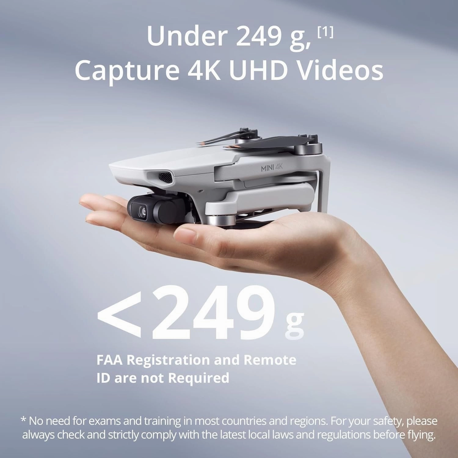 DJI Mini 4K Drone Quadcopter w/RC-N1 Remote   Extended Warranty & Accessories Bundle