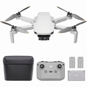 DJI Mini 4K Fly More Combo Drone Quadcopter w/RC-N1 Remote - Gray CP.MA.00000788.01 dji mini 3