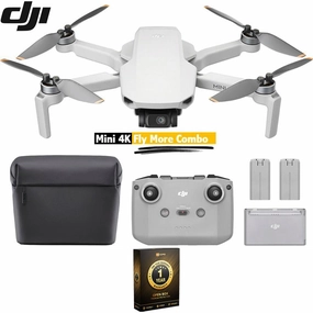 DJI Mini 4K Fly More Combo Drone Quadcopter w/RC-N1 Remote Open Box   1 YR Warranty dji mini 3