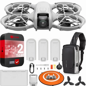 DJI Neo Drone Mini 4K Quadcopter with 3 Battery Combo   Extended Warranty Kit Bundle dji mini 3