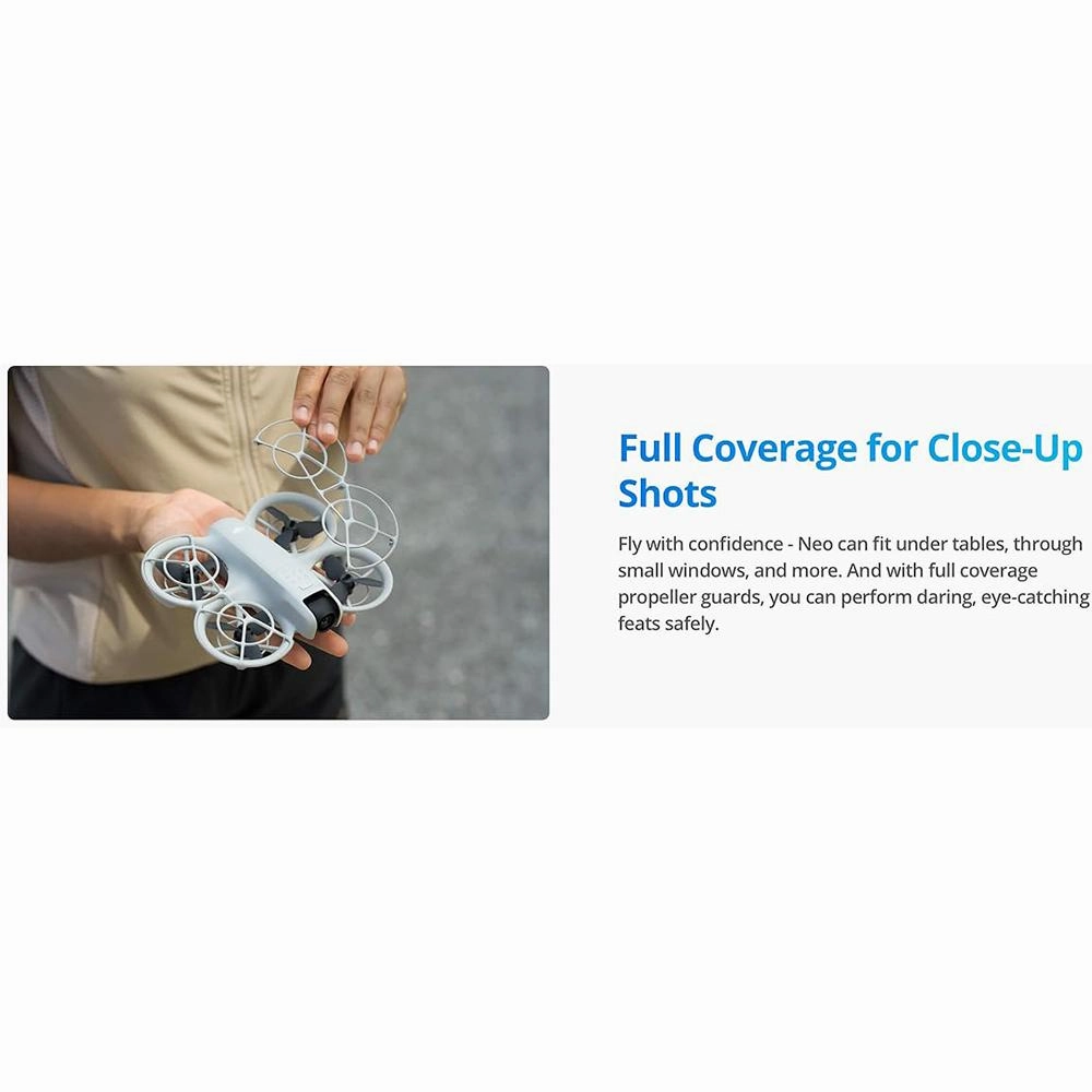 DJI Neo Drone Mini 4K Quadcopter with 3 Battery Combo CP.FP.00000218.02 - Open Box