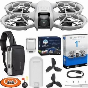 DJI Neo Drone Mini 4K UHD Video Quadcopter   Care Refresh Plan & Accessories Bundle dji mini 3