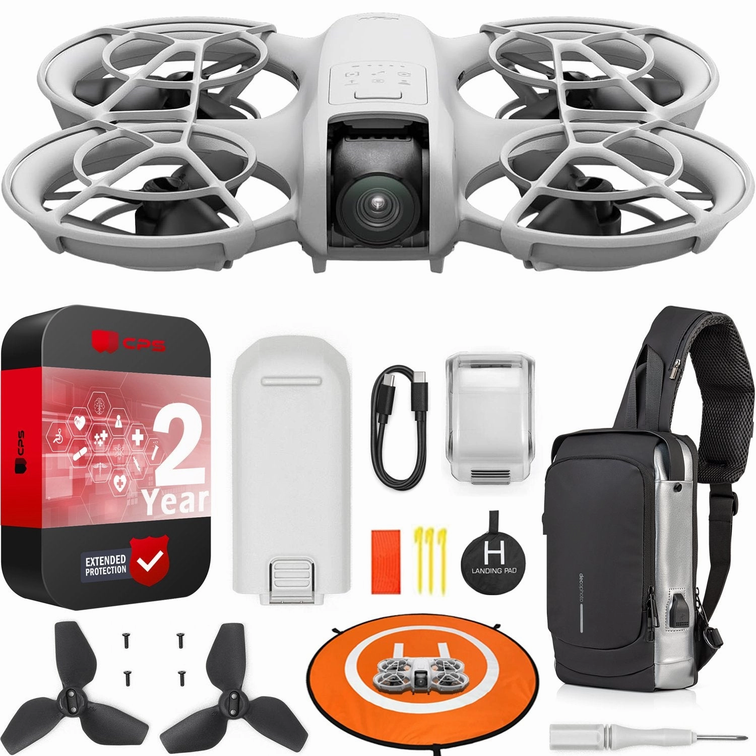 DJI Neo Drone Mini 4K UHD Video Quadcopter   Extended Warranty Accessory Kit Bundle dji mini 3