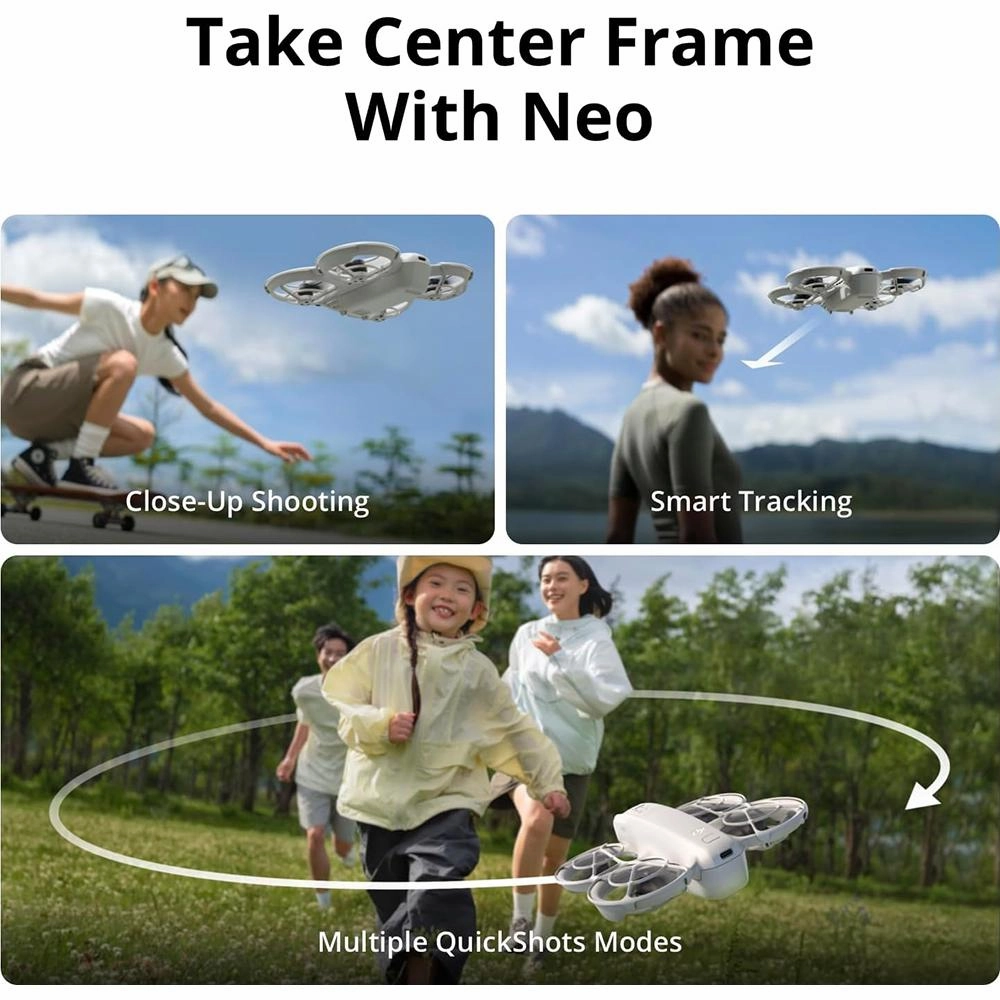 DJI Neo Drone Mini 4k Video Quadcopter CP.FP.00000184.01Open Box   1 Year Warranty