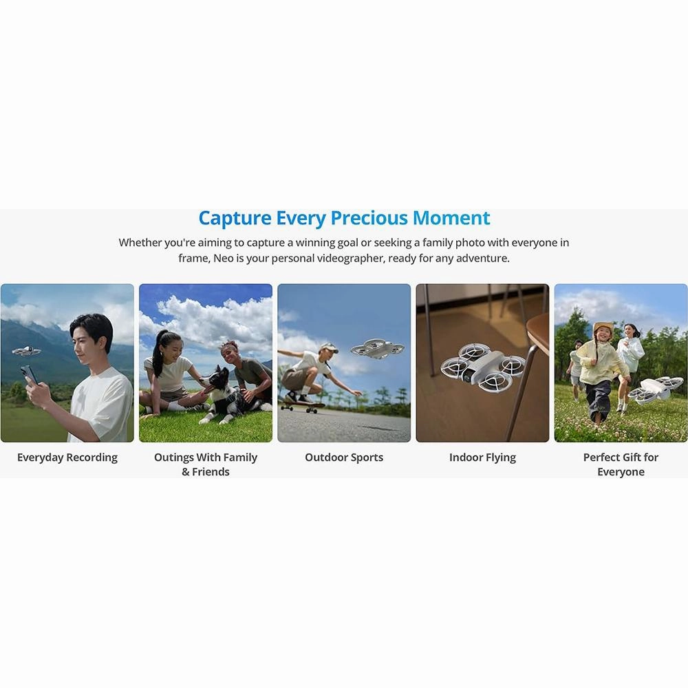 DJI Neo Drone Mini 4k Video Quadcopter CP.FP.00000184.01Open Box   1 Year Warranty
