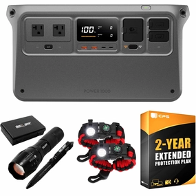 DJI Power 1000, Portable, High Capacity Power Source with 2 YR Accessory Bundle dji air 3