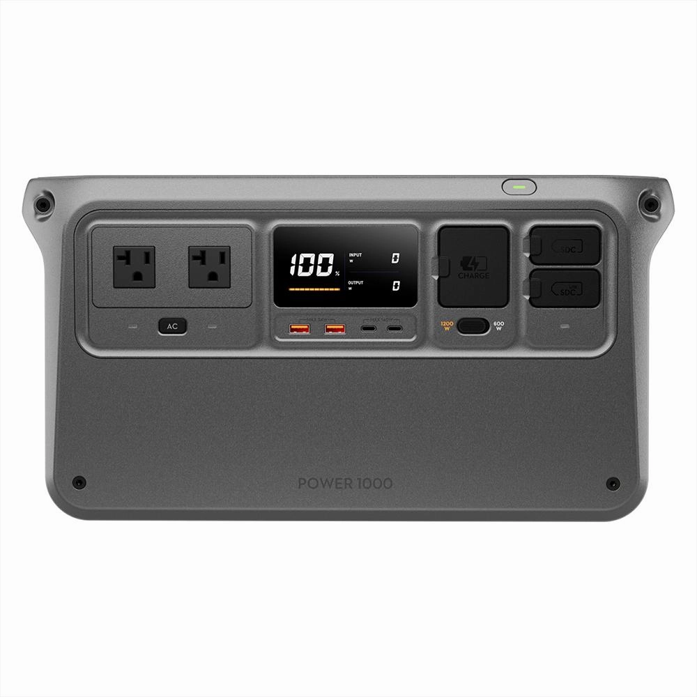 DJI Power 1000, Portable Outdoor Power Source with Solar Panel & 2 Year Warranty