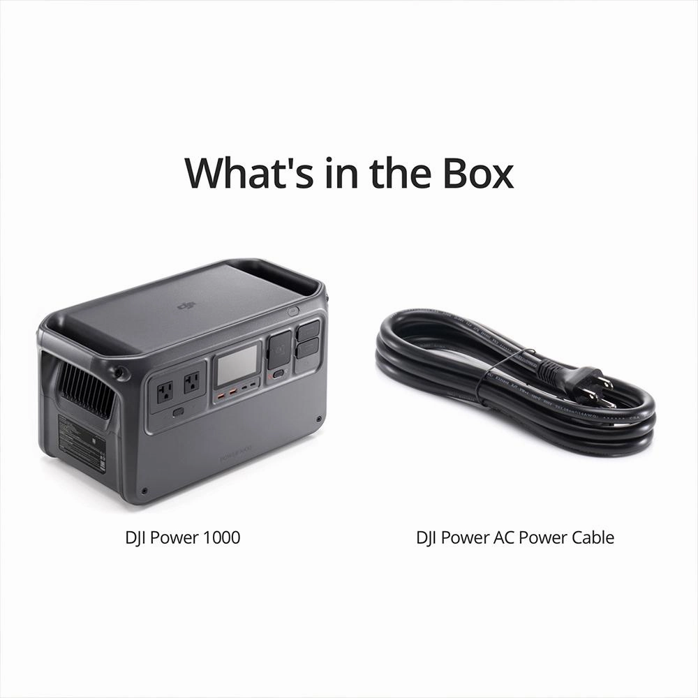 DJI Power 1000, Portable, Ultra- Quiet Outdoor Power Source with 2 Year Warranty