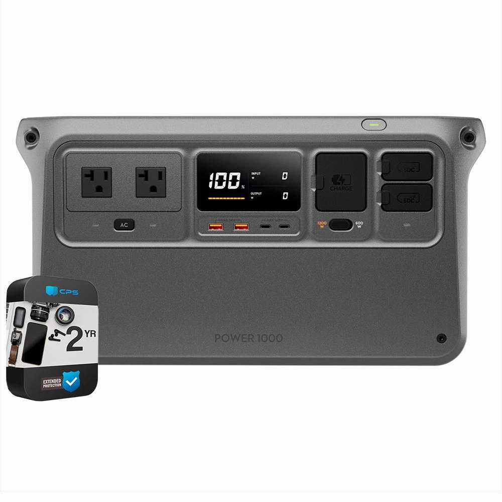 DJI Power 1000, Portable, Ultra- Quiet Outdoor Power Source with 2 Year Warranty dji air 3