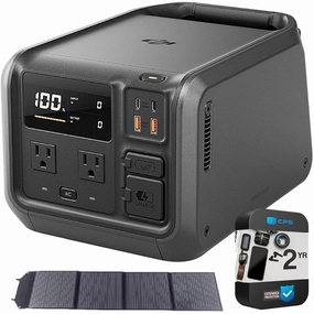 DJI Power 500 Portable Power Station with Portable Solar Panel & 2 Year Warranty dji air 3