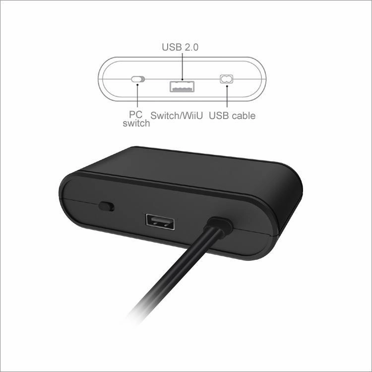 Dobe 3 In 1 GC Controller Adapter For Nintendo Switch TNS-1894
