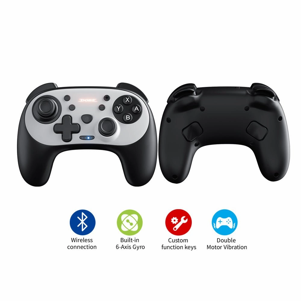 DOBE Panda Wireless Controller For Nintendo Switch - Panda Black TNS-2101