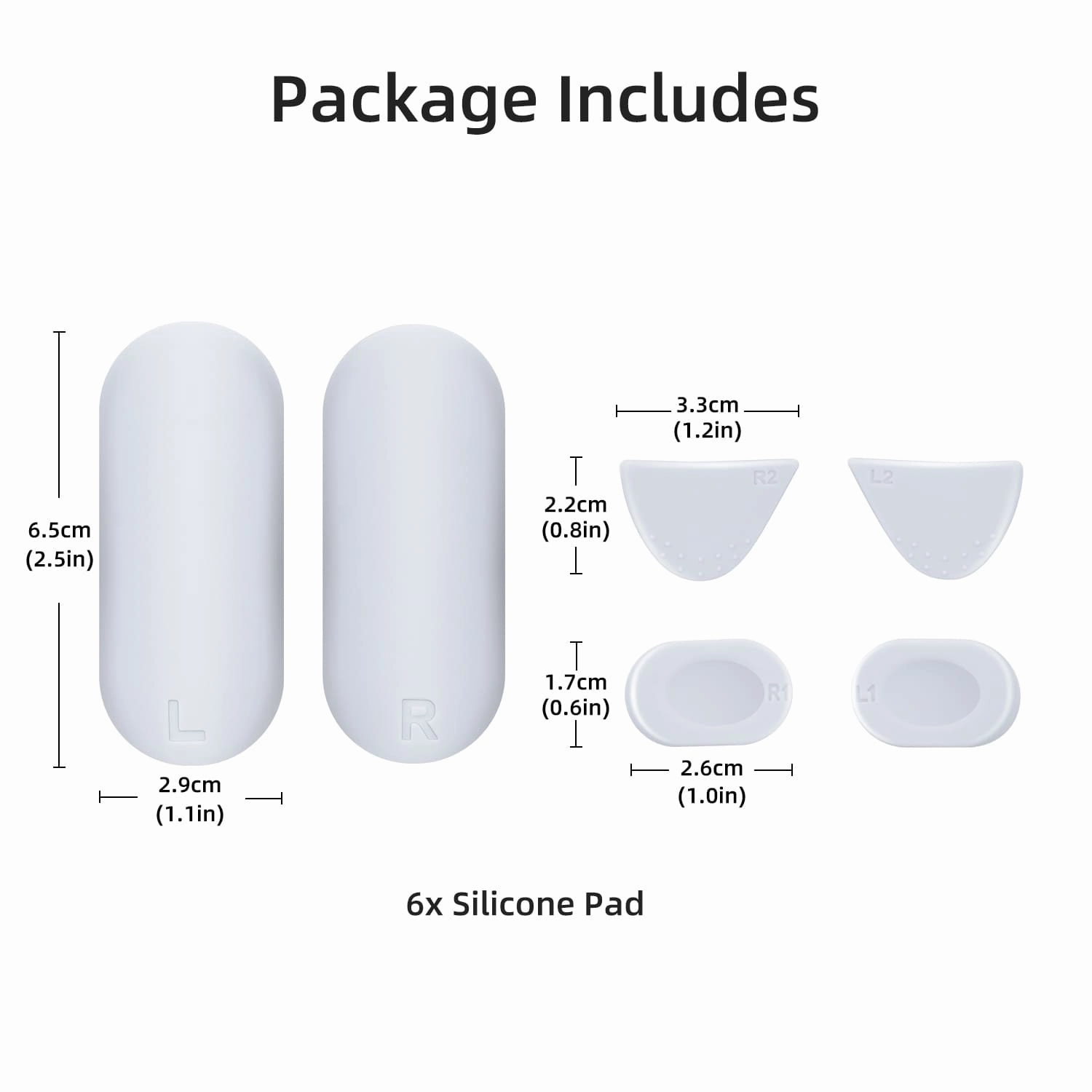 DOBE Silicone Pad For Ps VR2  - White