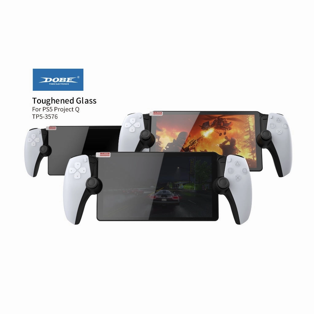 Dobe TP5-3576 Anti-Scratch HD Transparent Glass Film For PS5 Portal Screen