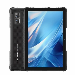 Doogee Rugged Tablet 4G, 6GB 10GB & 256GB, MT8788 Octa Core Processor, Black cheap tablets, tablet for kids