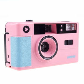 Dubblefilm SHOW 35mm Film Camera - Pink mirrorless camera