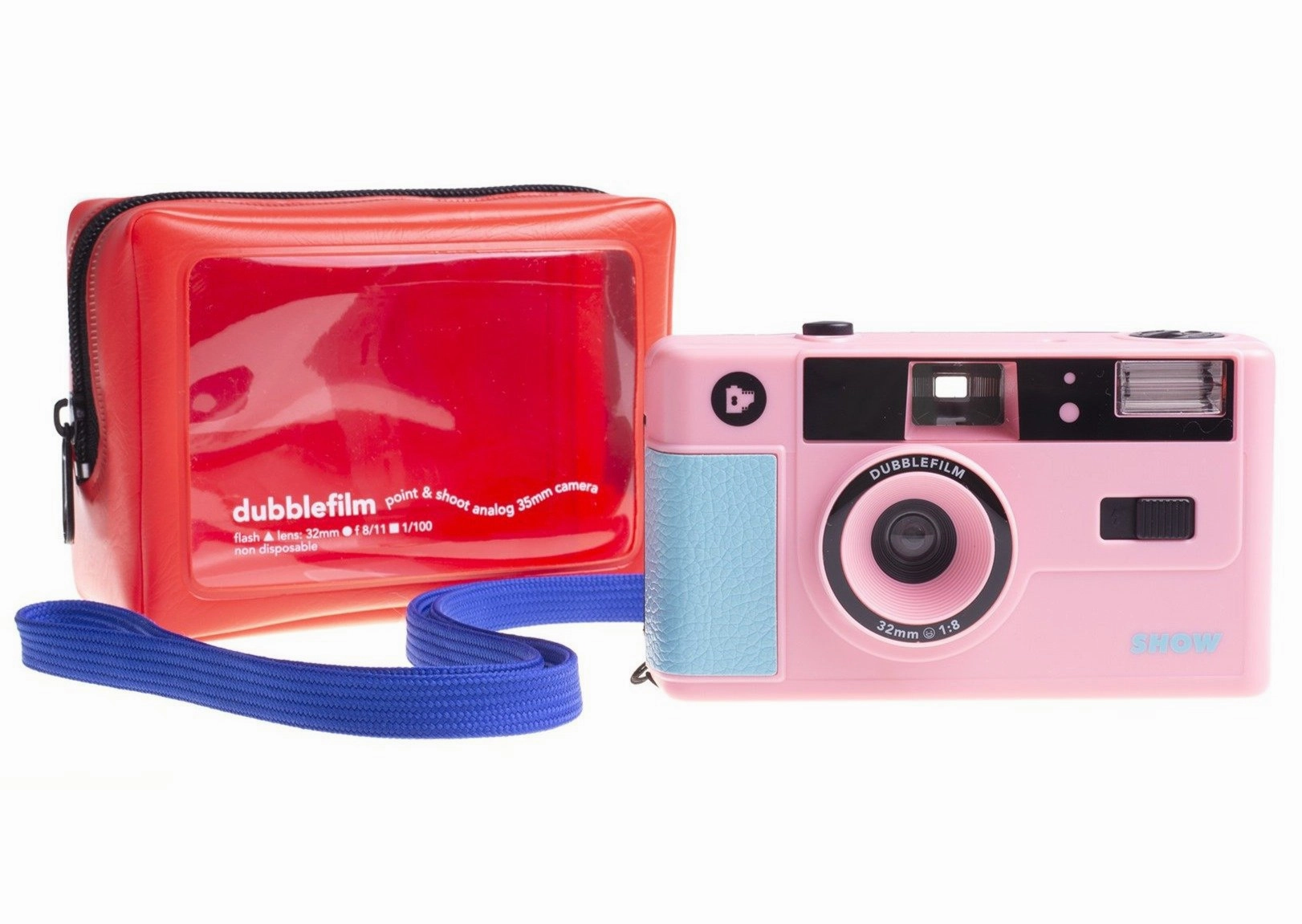 Dubblefilm SHOW 35mm Film Camera - Pink